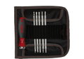 Wiha Screwdriver with interchangeable blade set SYSTEM 6 assorted 7-pcs. incl. roll-up bag (32298)