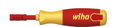 Wiha Screwdriver with bit magazine LiftUp electric Slotted, Pozidriv, PlusMinus/Pozidriv with 6 slimBits (41235)