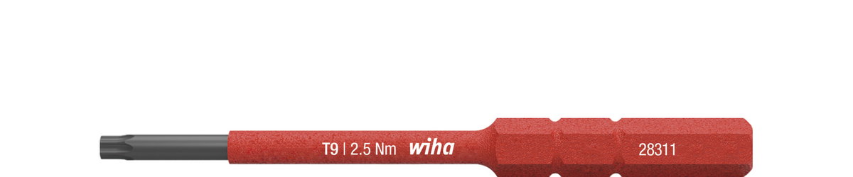 Wiha slimBit electric bit TORX® T9 x 75 mm (41160) – Image 2 of 6