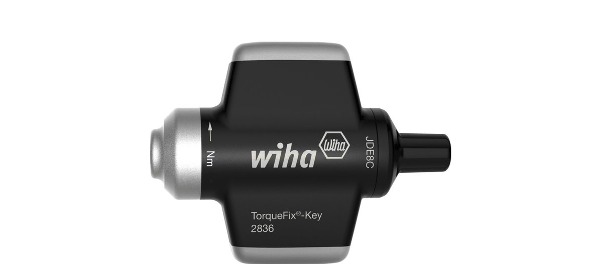 Wiha Torque screwdriver with key handle TorqueFix® Key permanently pre-set torque limit 0.9 Nm (38618)