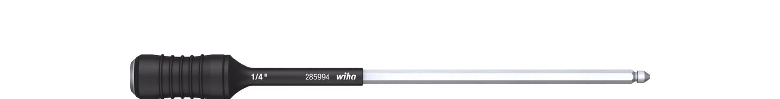 Wiha Bit holder clamping with ball for torque screwdriver with long handle 1/4" x 162 mm (27526)