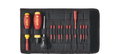 Wiha Torque screwdriver set TorqueVario®-S electric 0,8-5,0 Nm mixed, variably adjustable torque limit, 14 pcs. incl. folding bag (40674)