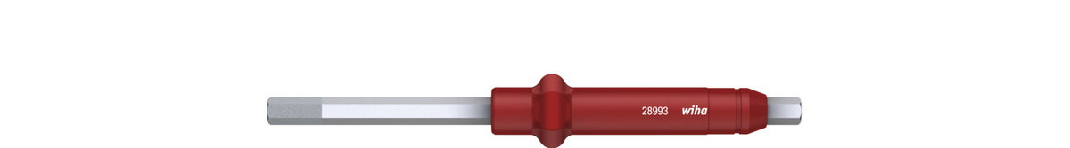 Wiha Interchangeable blade Hex for torque screwdriver with T-handle 5.0 mm x 130 mm (28748)