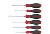 Wiha Screwdriver set SoftFinish® Slotted, Phillips with hexagon head 6-pcs. (21248)