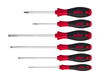 Wiha Screwdriver set SoftFinish® Slotted, Pozidriv with hexagon head, 6-pcs. (21249)