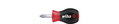 Wiha Screwdriver SoftFinish® Phillips with short round blade, Stubby PH2 x 25 mm (26969)