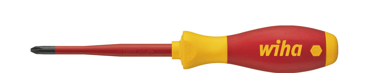 Wiha Screwdriver SoftFinish® electric slimFix Phillips PH2 x 100 mm (35394)
