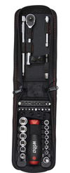 Wiha Nut driver and bit set 1/4" 41 pcs. incl. functional bag with belt clip (44684)