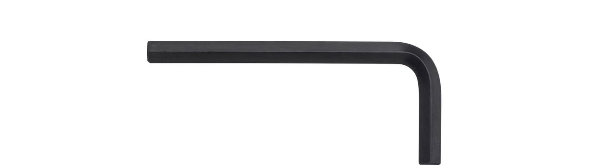 Wiha L-keys Hex, short, black oxidised 12.0 mm x 134 mm (01136)