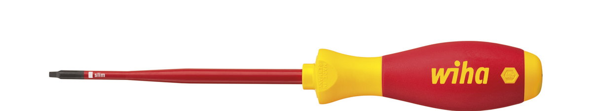Wiha Screwdriver SoftFinish® electric slimFix Internal square #2 x 125 mm (35505)