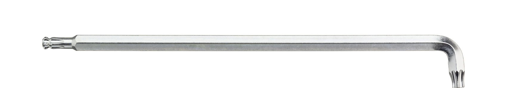 Wiha L-keys TORX® ball end with short handle, titanium silver T15 x 136 mm (40972)
