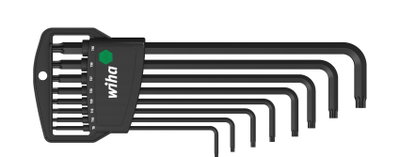 Wiha L-key set in Classic holder TORX®, 8-pcs., black oxidised (34736)