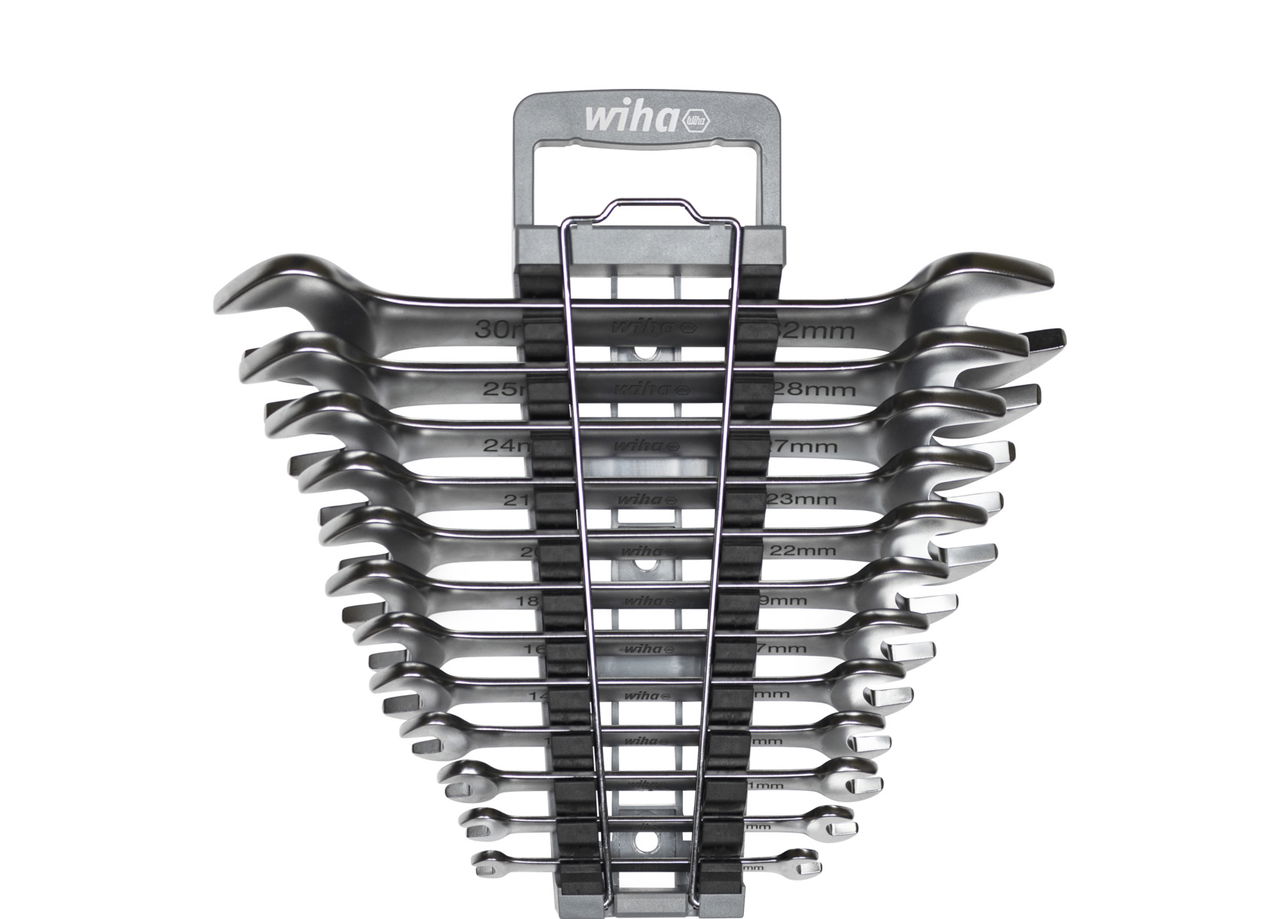 Wiha Double open-end spanner set 12 pcs. in holder (44753)