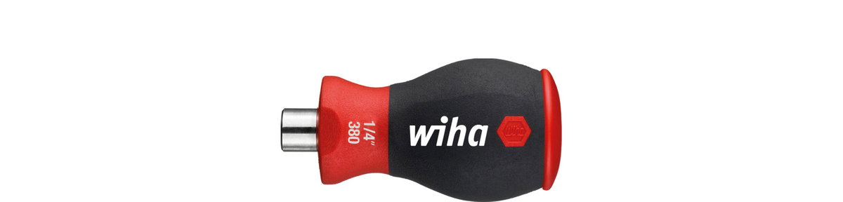 Wiha Screwdriver with bit magazine magnetic TORX® with 6 bits, Stubby, 1/4" (33744)