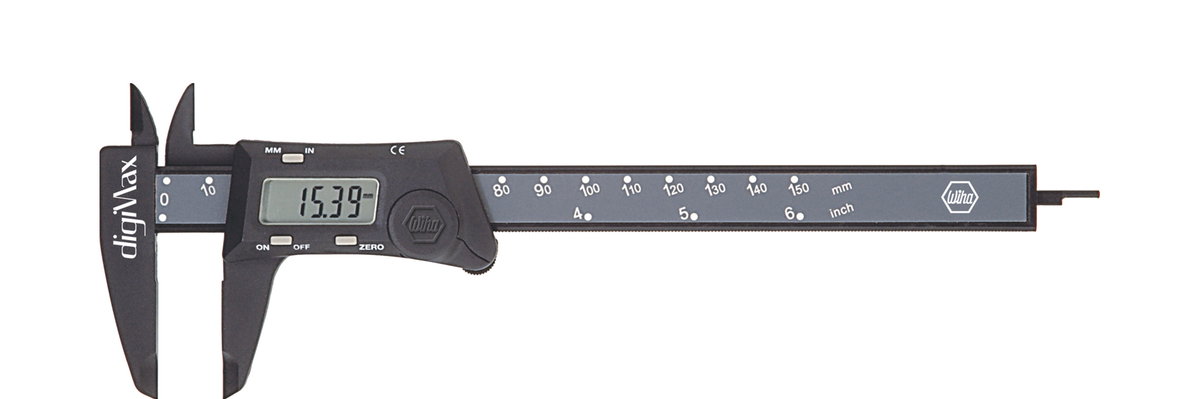 Wiha Callipers digiMax digital Reading 0.01 mm 150 mm (29422)