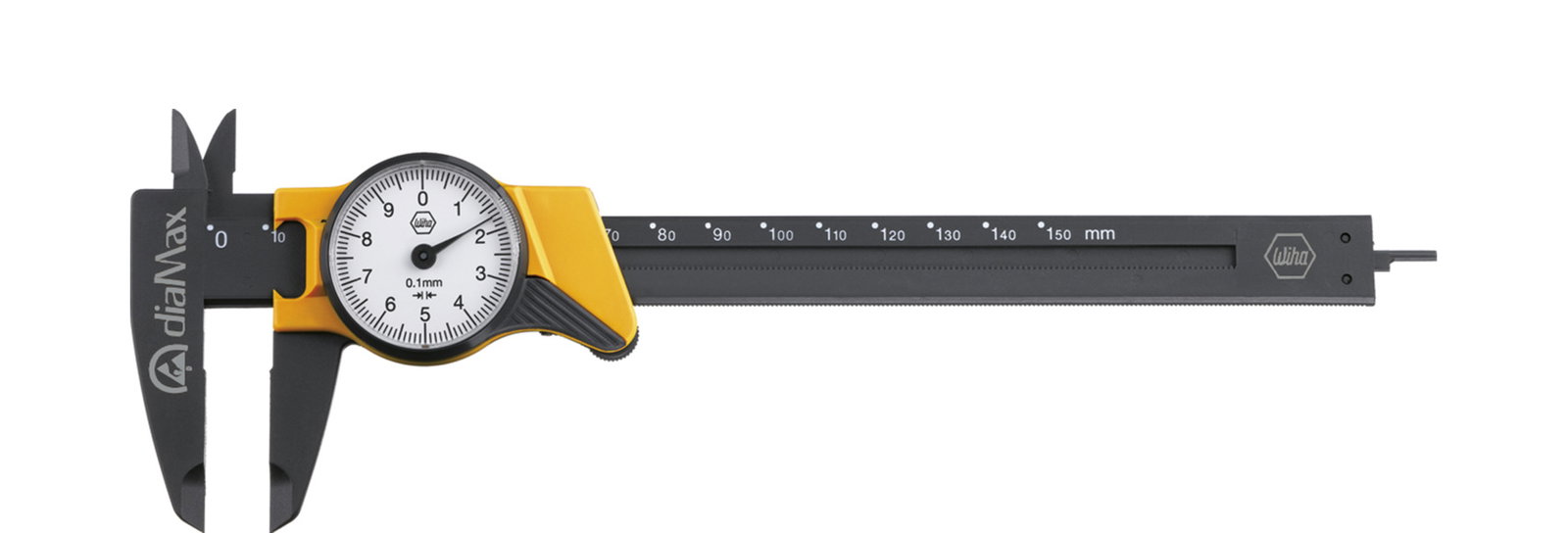 Wiha Analogue callipers dialMax ESD Reading 0.1 mm 150 mm (31439)