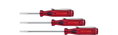 Wiha Pocket screwdrivers Slotted transparent-red, with push-on clip 3.0 mm x 40 mm (01537)