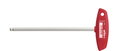 Wiha L-key with T-handle Hexagonal ball end brilliant nickel-plated 8.0 mm x 238 mm (04099)