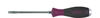 Wiha Screwdriver MicroFinish® Slotted with one-piece hexagonal blade and solid steel cap 6.5 mm x 125 mm (29135)
