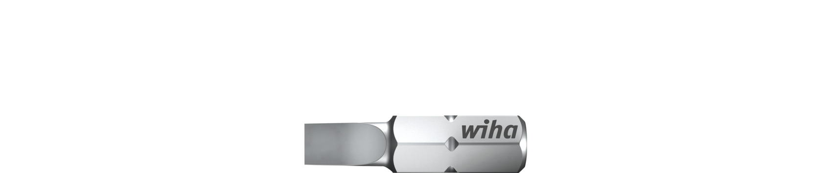 Wiha Bit Standard 25 mm Slotted 1/4" C6,3 8.0 mm (01627) – Image 4 of 5