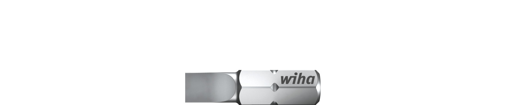Wiha Bit Standard 25 mm Slotted 1/4" C6,3 8.0 mm (01627) – Image 3 of 5