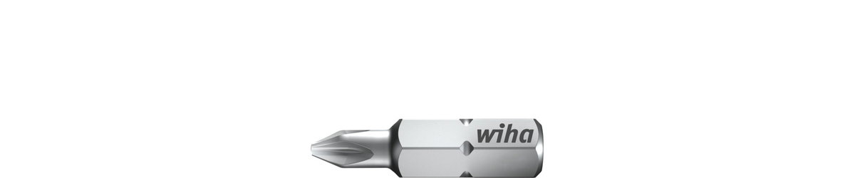 Wiha Bit set Standard 25 mm Pozidriv, 10-pcs. in box, 1/4" (32070) – Image 2 of 3