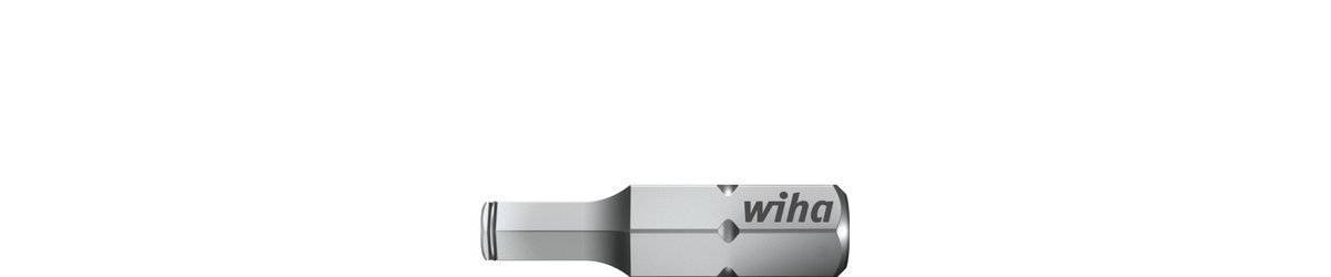 Wiha Bit Standard 25 mm MagicRing® hex 1/4" C6,3 3.0 mm (22955)