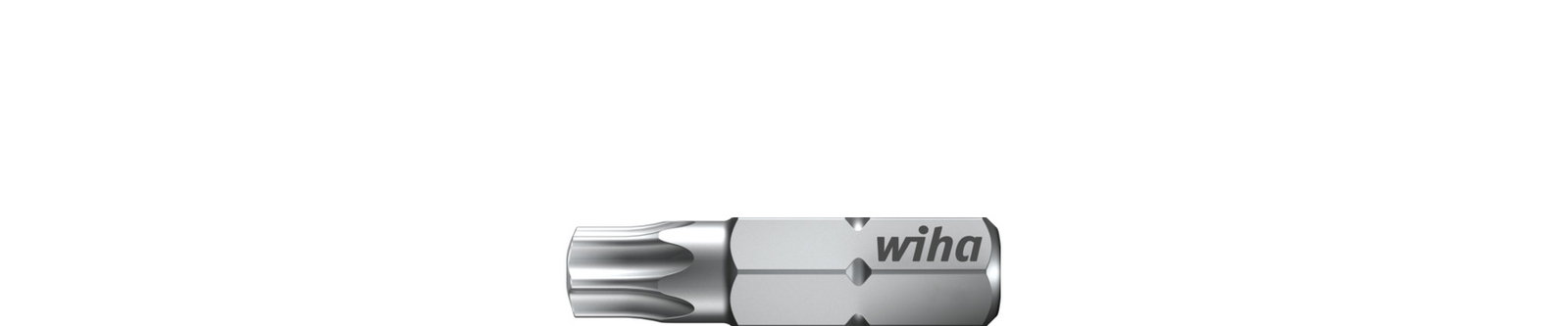Wiha Bit set Standard 25 mm TORX® Tamper Resistant (with hole), 1/4" in box 2-pcs. (38650)