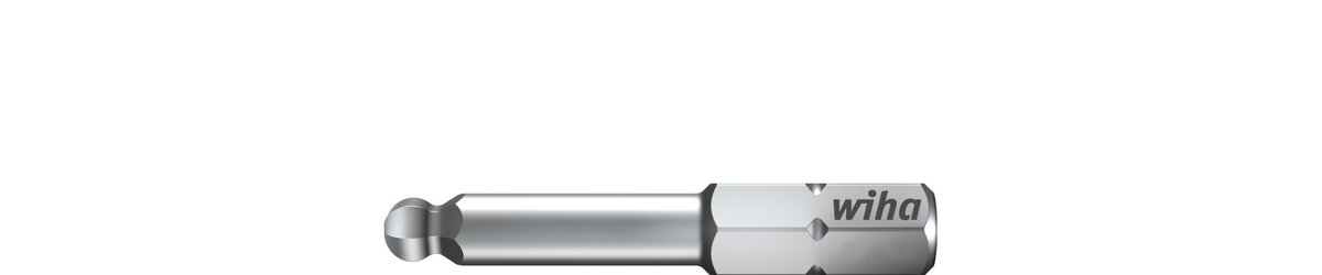 Wiha Bit Standard Hexagonal ball end 1/4" C6,3 5.0 mm (01739)