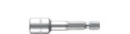 Wiha Socket-wrench insert 55 mm Hexagon head 1/4" E6,3 5.5 mm (04513)