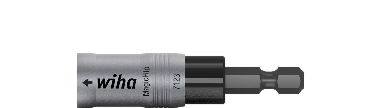 Wiha Bit holder MagicFlip Force magnetic with ring magnet, 1/4" in box 62 mm (36800)