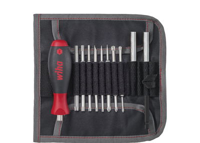 Wiha Bit set for mounting 20-pcs. incl. roll-up bag (44576)