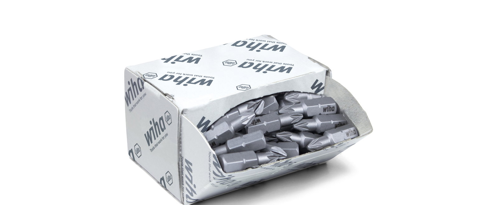 Wiha Bit set Standard 25 mm Pozidriv (PZ1), 50-pcs. 1/4" C6,3 in bulk pack (08056)
