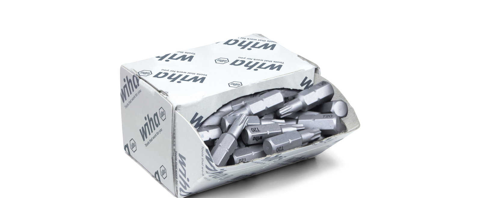 Wiha Bit set Standard 25 mm TORX® (T20), 50-pcs. 1/4" C6,3 in bulk pack (08067)