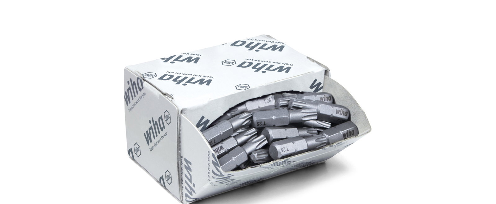 Wiha Bit set Standard 25 mm TORX® (T25), 50-pcs. 1/4" C6,3 in bulk pack (08068)
