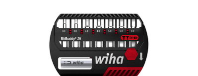 Wiha BitBuddy® TY bit set, 29 mm Hexagon 8-pcs. 1/4" C6,3 (42135)