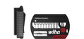Wiha Bit set FlipSelector Standard 25 mm Hex, 11-pcs., 1/4" C6,3 with belt clip (39059)