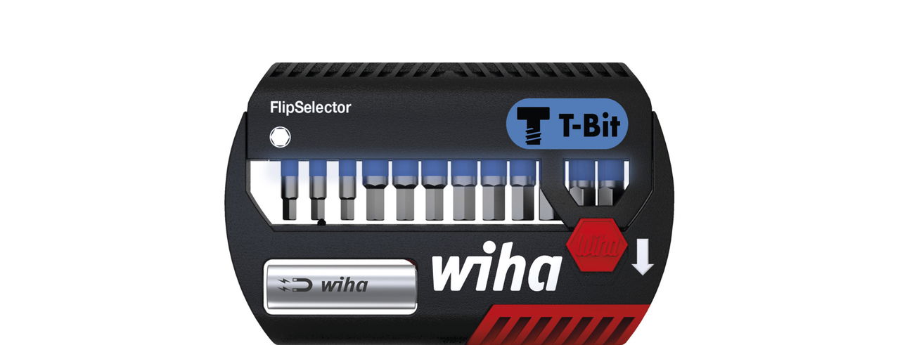 Wiha FlipSelector T bit set, 25 mm Hexagon 13-pcs. 1/4" C6,3 (41825) – Image 2 of 10