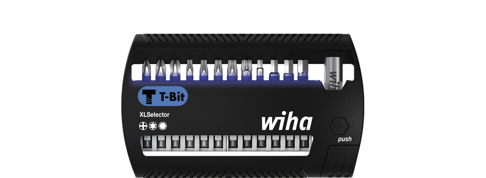 Wiha XLSelector T bit set, 50 mm Phillips, TORX®, hex 13-pcs. 1/4" E6,3 (41831) – Image 2 of 14