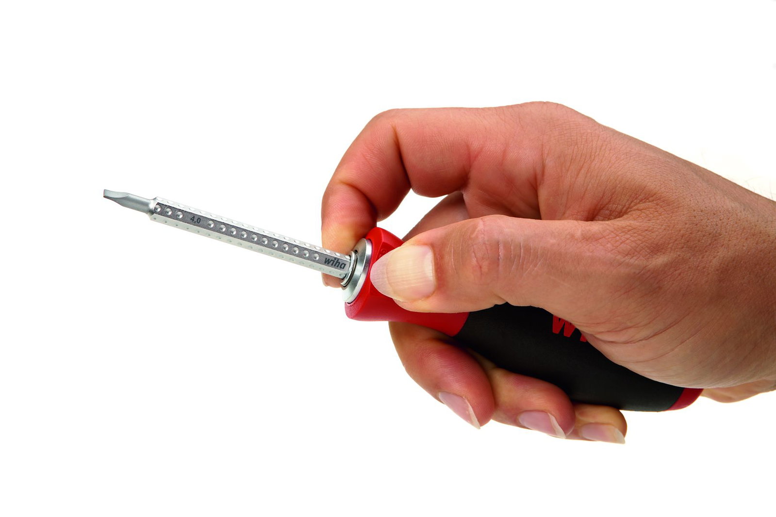 Wiha Screwdriver with interchangeable blade set SYSTEM 6 assorted 7-pcs. incl. roll-up bag (32298) – Image 8 of 16