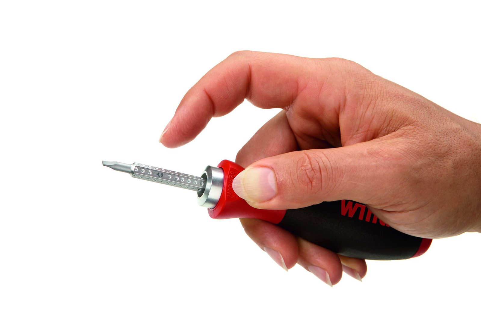 Wiha Screwdriver with interchangeable blade set SYSTEM 6 assorted 7-pcs. incl. roll-up bag (32298) – Image 10 of 16
