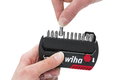Wiha Bit set FlipSelector Standard 25 mm Hex, 11-pcs., 1/4" C6,3 with belt clip (39059)