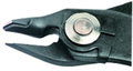Wiha Electronic diagonal cutters wide, pointed head and wire trapping spring without bevelled edge 130 mm, 5 1/8" (27395)