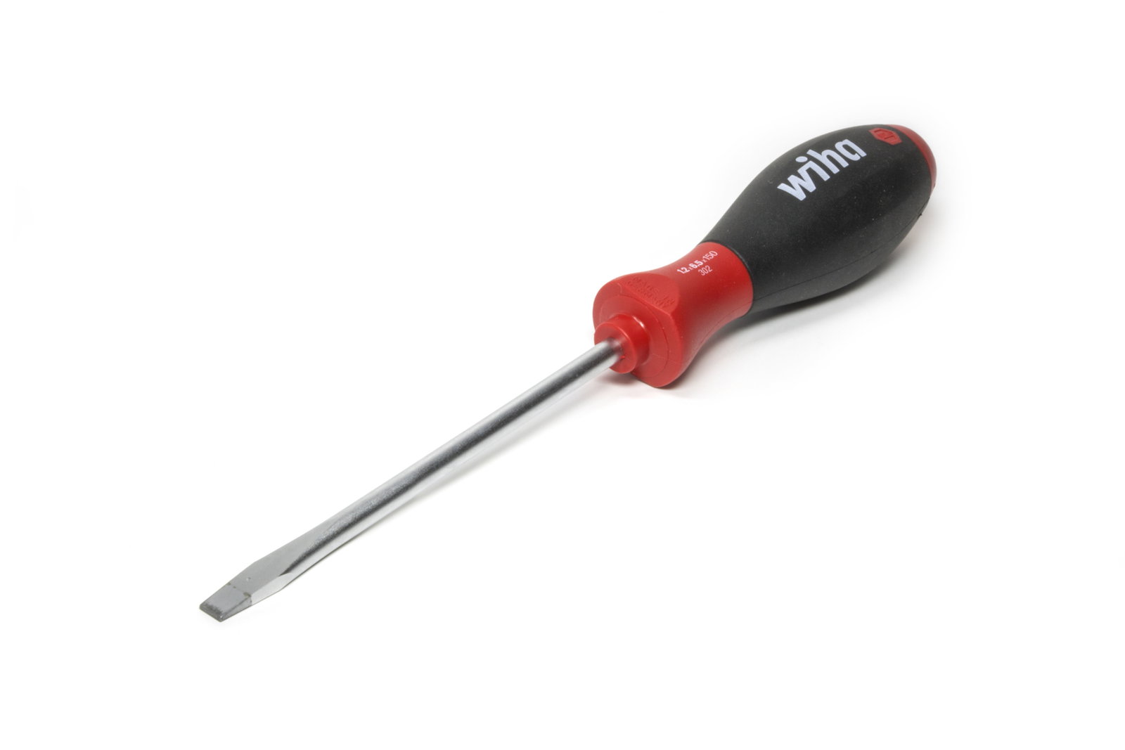 Wiha Screwdriver SoftFinish® Slotted with round blade for low-lying screws 4.0 mm x 100 mm (00692) – Image 4 of 6