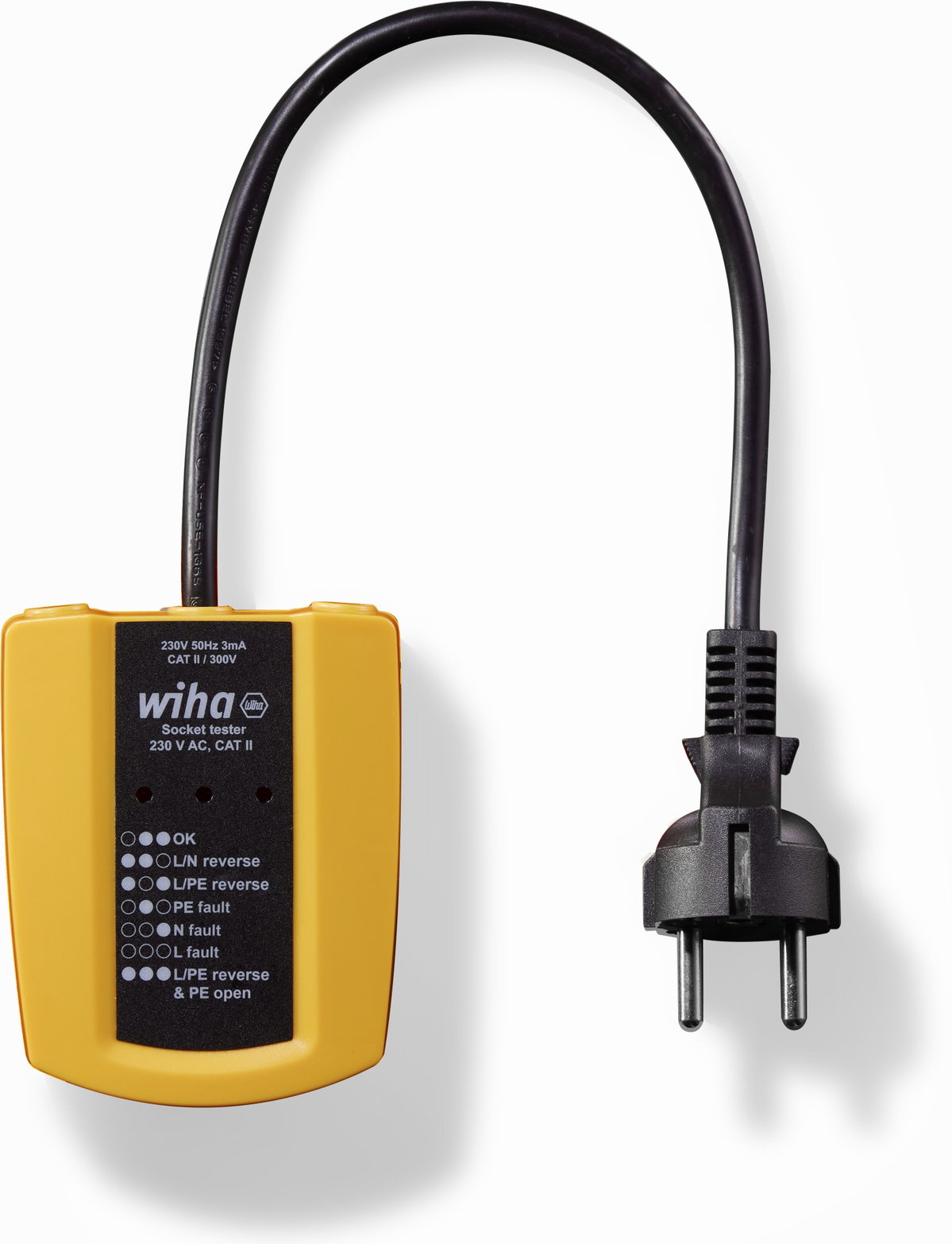 Wiha Socket tester 230 V AC, CAT II (45220) – Image 6 of 6