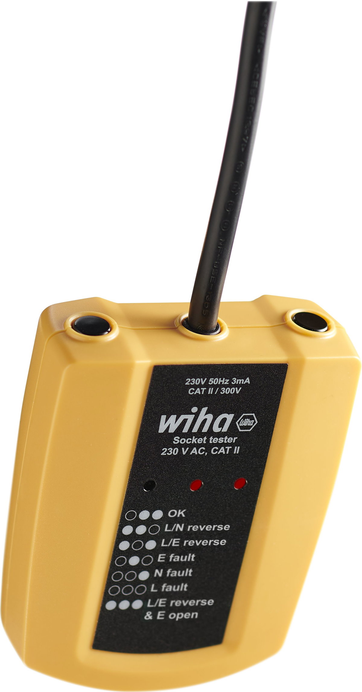 Wiha Socket tester 230 V AC, CAT II (45220) – Image 5 of 6