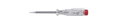 Wiha Voltage tester 220-250 volts Slotted transparent, with push-on clip 3.0 mm (05271)