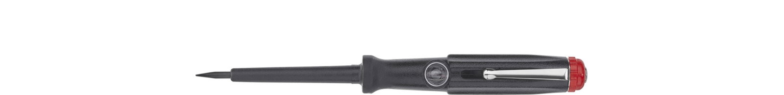 Wiha Voltage tester 150-250 volts Slotted black, with push-on clip 3.0 mm (00456) – Image 2 of 3