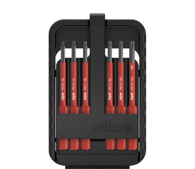 Wiha slimBit electric bit set TORX®, 6-pcs. (43154)