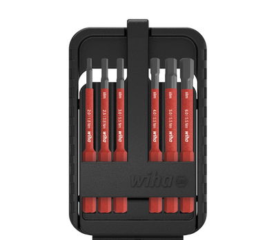 Wiha slimBit electric bit set Hex, 6-pcs. (43156)